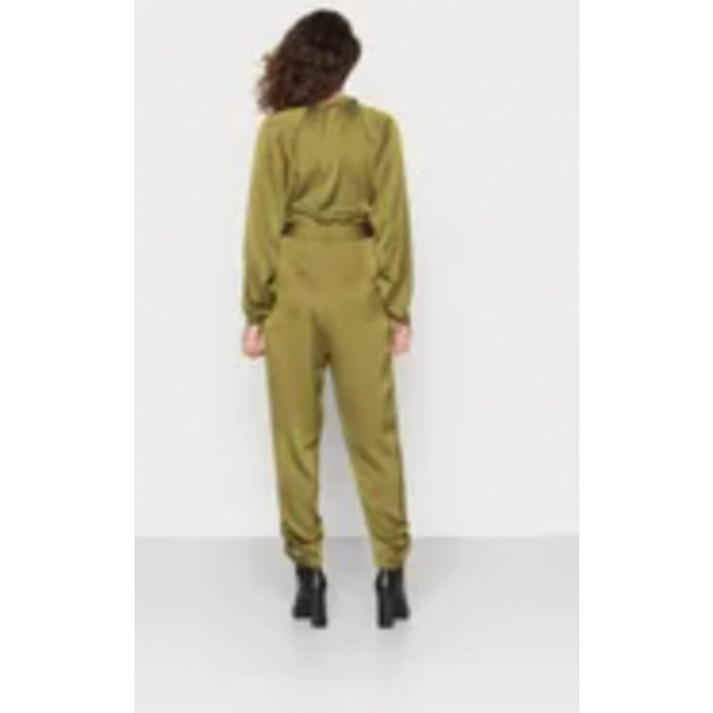 Olive Green Jumpsuit - Picture 2 of 14